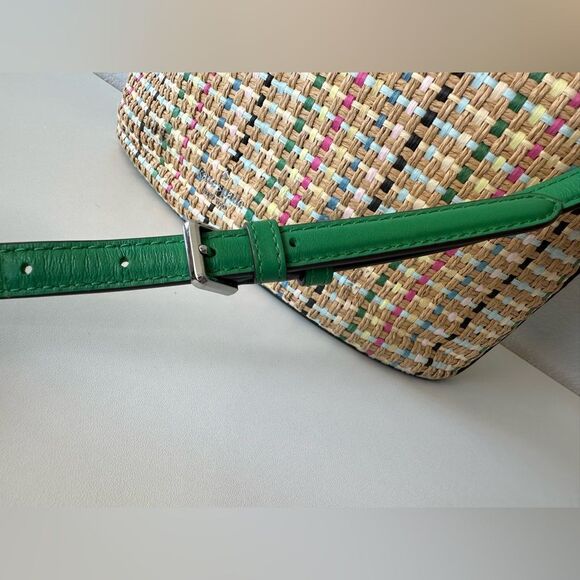 Kate Spade Jena Straw Leather Large Tote - Picture 8 of 15